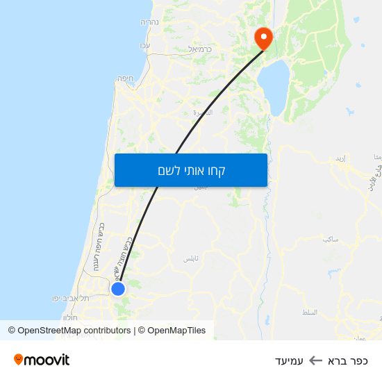 מפת כפר ברא לעמיעד