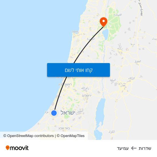 מפת שדרות לעמיעד