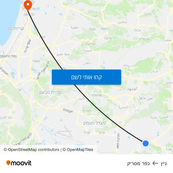 מפת ניין לכפר מסריק