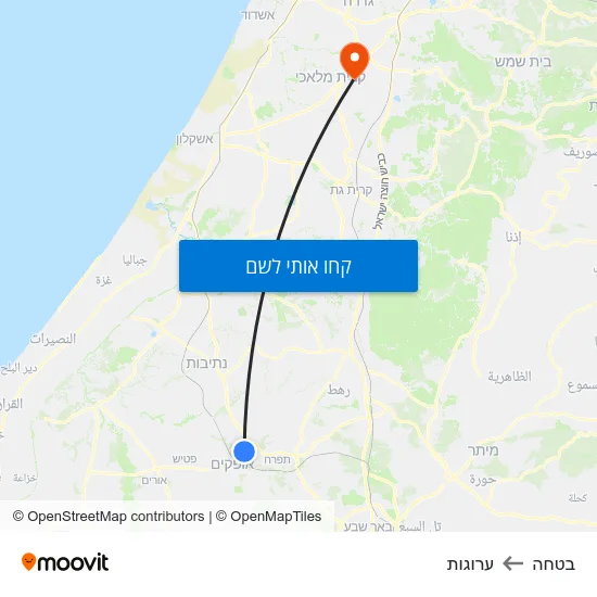 מפת בטחה לערוגות