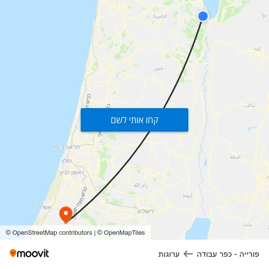 מפת פורייה - כפר עבודה לערוגות