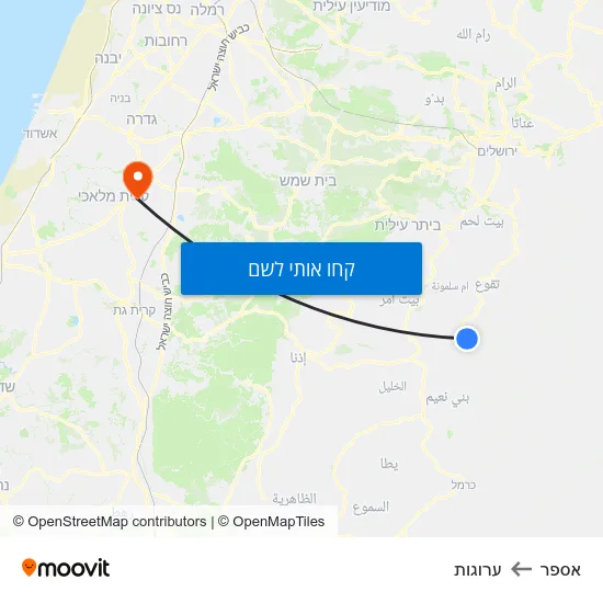 מפת אספר לערוגות