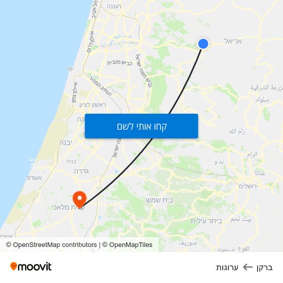 מפת ברקן לערוגות