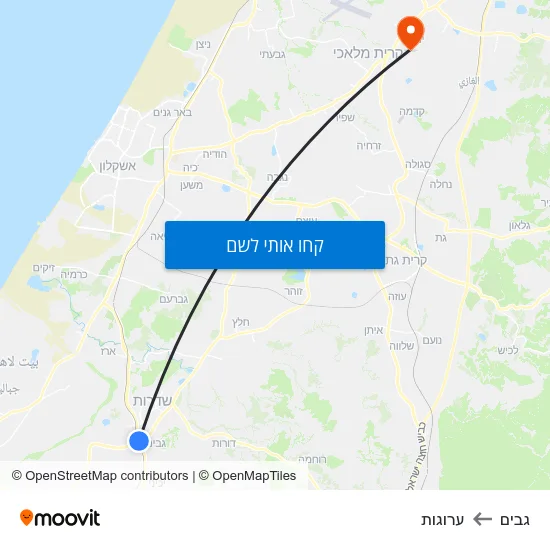 מפת גבים לערוגות