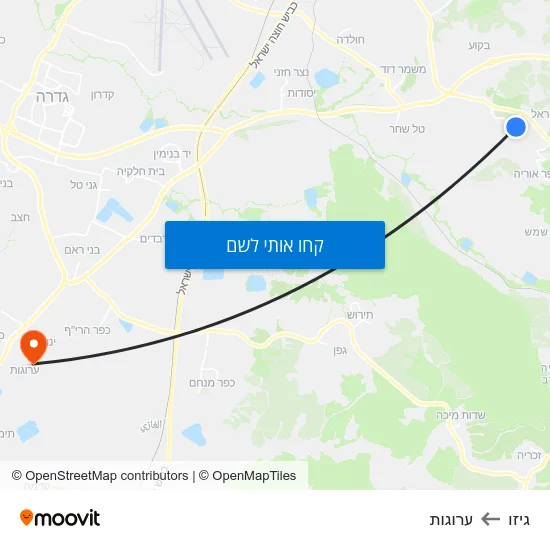 מפת גיזו לערוגות