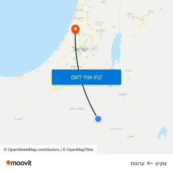מפת צוקים לערוגות