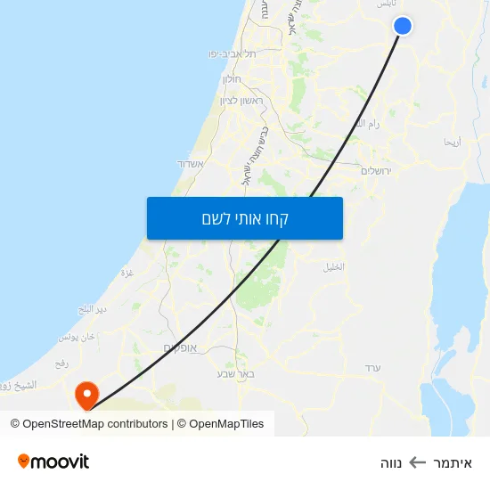 מפת איתמר לנווה