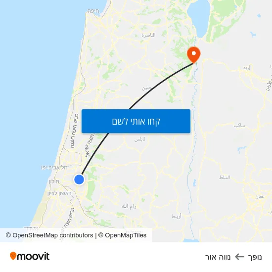 מפת נופך לנווה אור