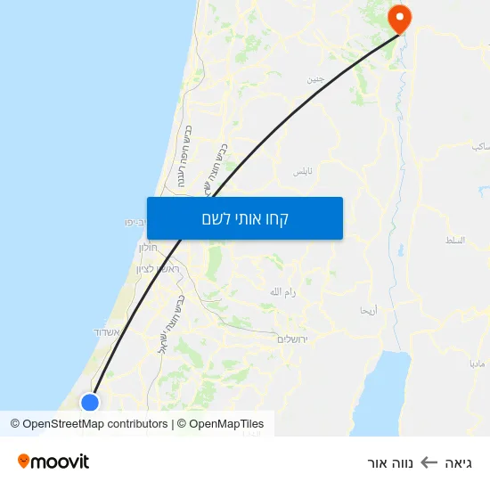 מפת גיאה לנווה אור