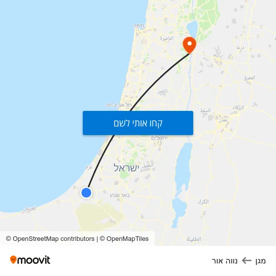 מפת מגן לנווה אור