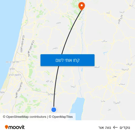 מפת נוקדים לנווה אור