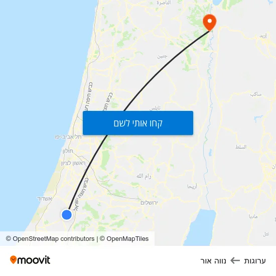 מפת ערוגות לנווה אור