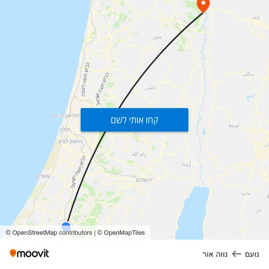 מפת נועם לנווה אור