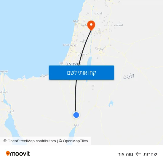 מפת שחרות לנווה אור