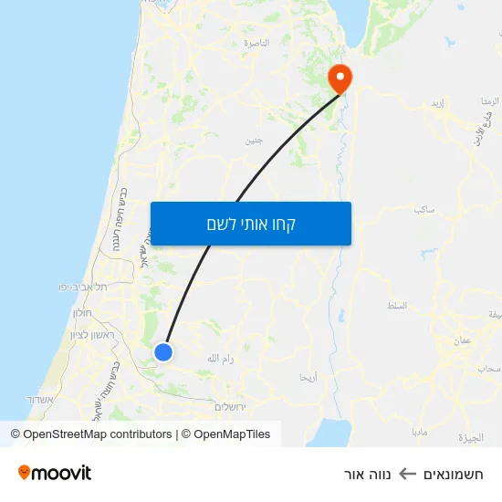מפת חשמונאים לנווה אור
