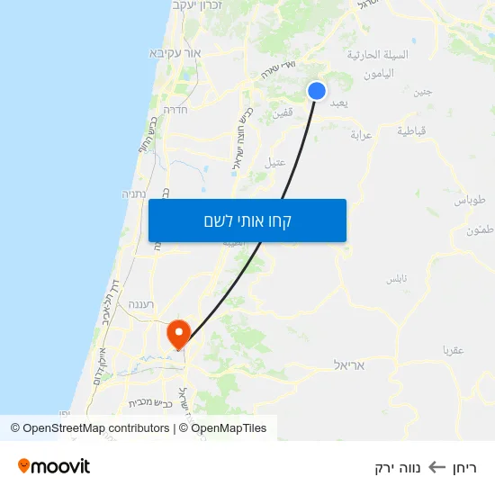 מפת ריחן לנווה ירק
