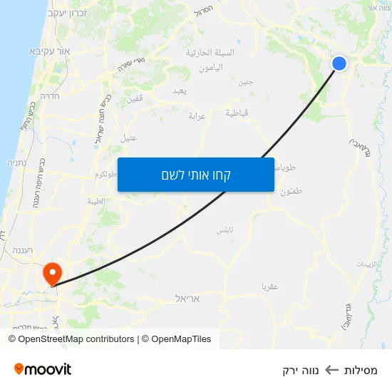 מפת מסילות לנווה ירק