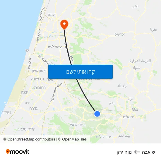 מפת שואבה לנווה ירק