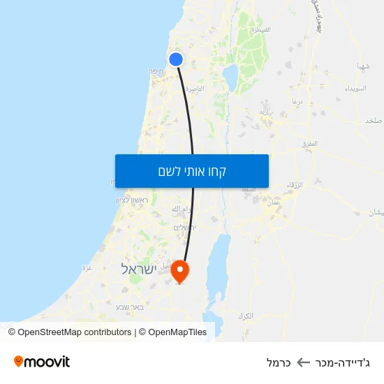 מפת ג'דיידה-מכר לכרמל