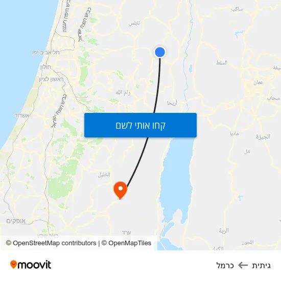 מפת גיתית לכרמל