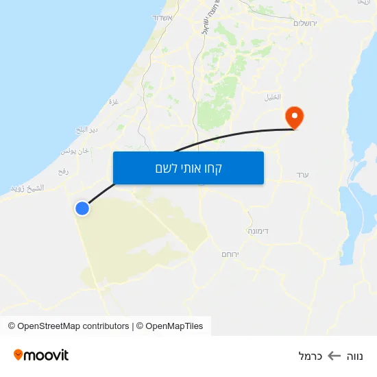 מפת נווה לכרמל