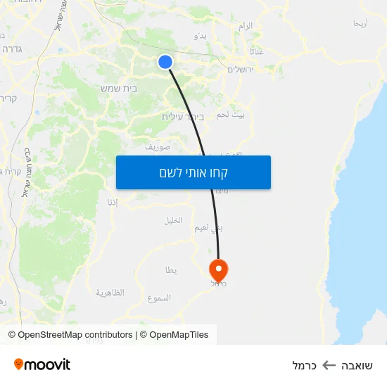 מפת שואבה לכרמל