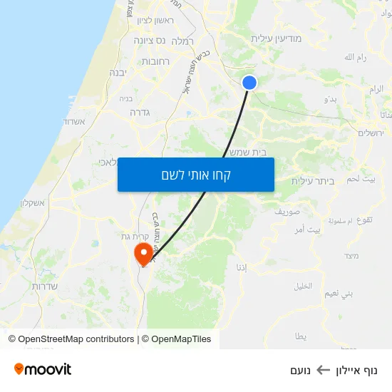 מפת נוף איילון לנועם