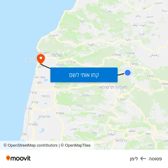 מפת פסוטה ללימן