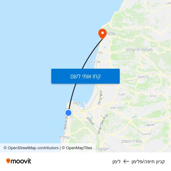 מפת קניון חיפה/פלימן ללימן