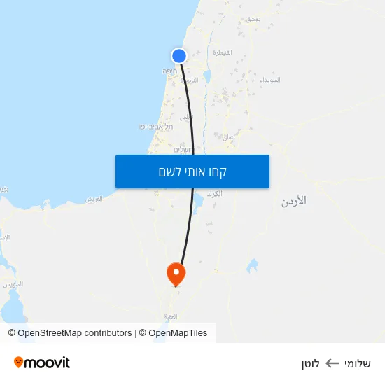 מפת שלומי ללוטן