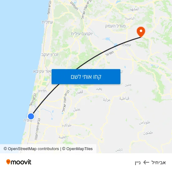 מפת אביחיל לניין
