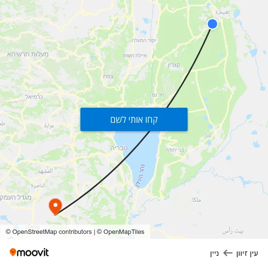 מפת עין זיוון לניין