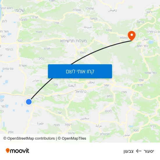 מפת יסעור לצבעון