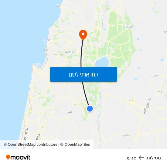 מפת מסילות לצבעון