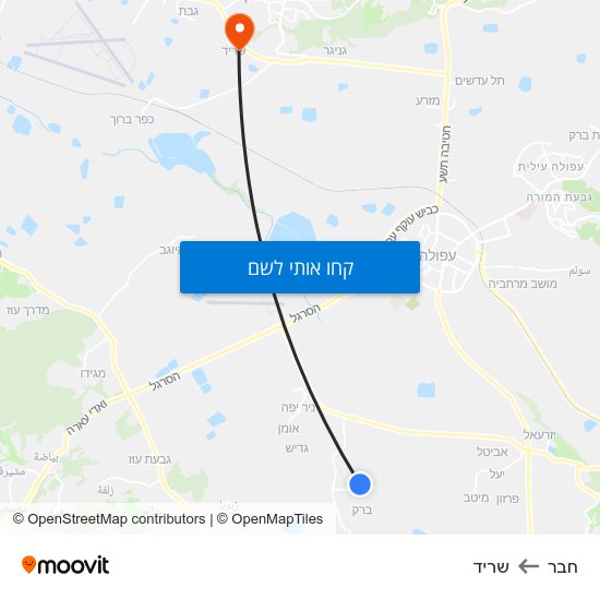 מפת חבר לשריד