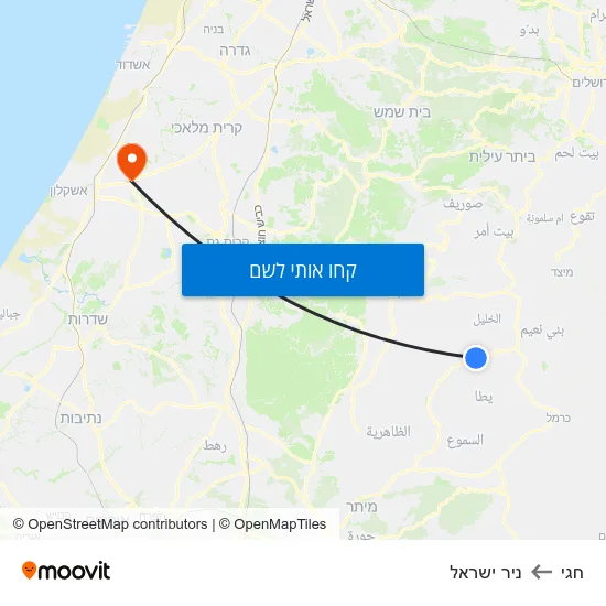 מפת חגי לניר ישראל