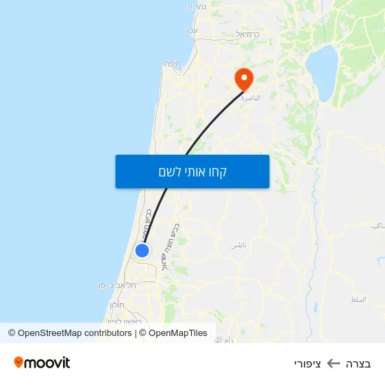 מפת בצרה לציפורי
