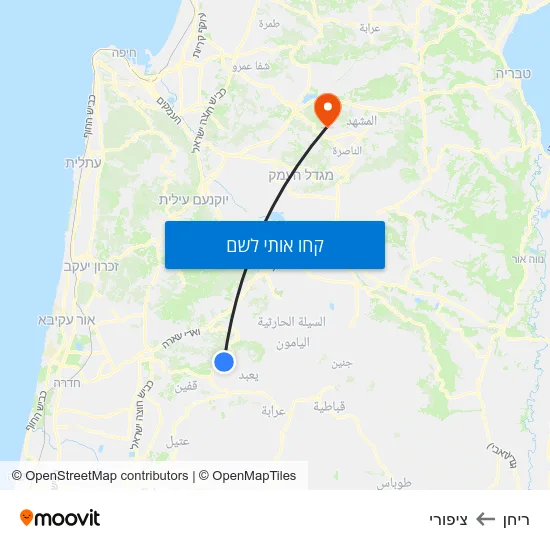 מפת ריחן לציפורי