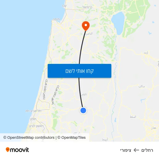 מפת רחלים לציפורי