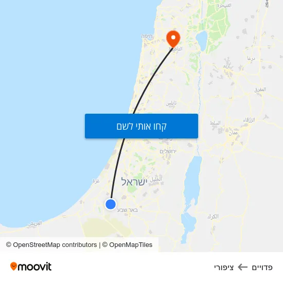 מפת פדויים לציפורי