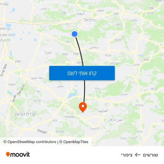 מפת שורשים לציפורי
