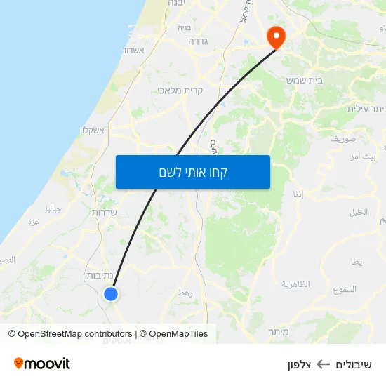 מפת שיבולים לצלפון