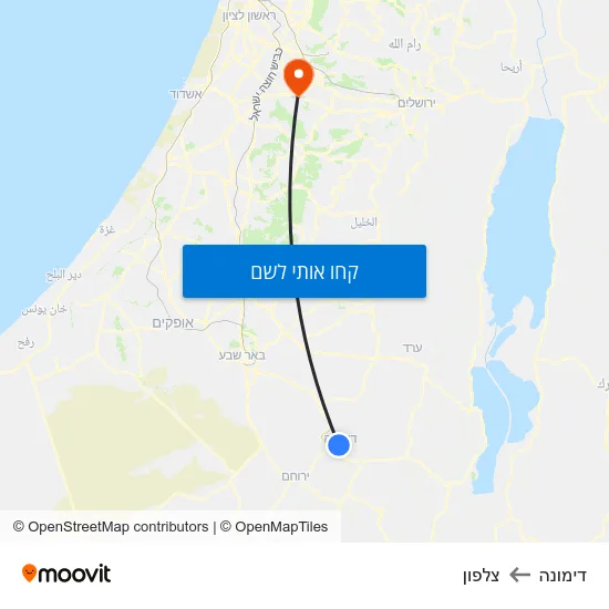 מפת דימונה לצלפון