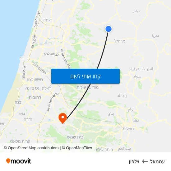 מפת עמנואל לצלפון