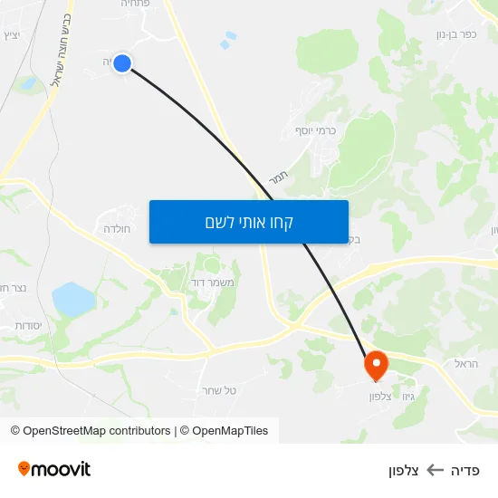מפת פדיה לצלפון