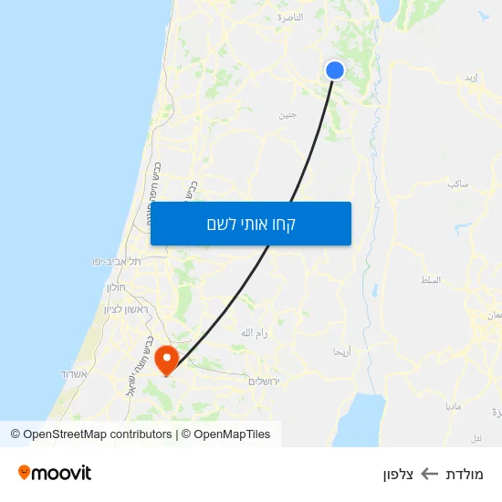מפת מולדת לצלפון