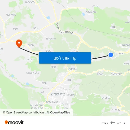 מפת שורש לצלפון