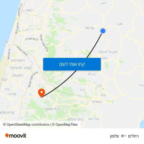 מפת רחלים לצלפון
