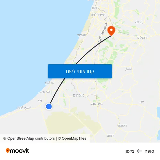 מפת סופה לצלפון