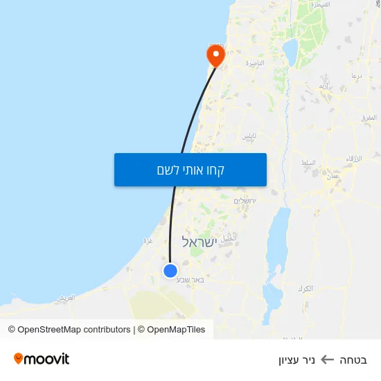 מפת בטחה לניר עציון